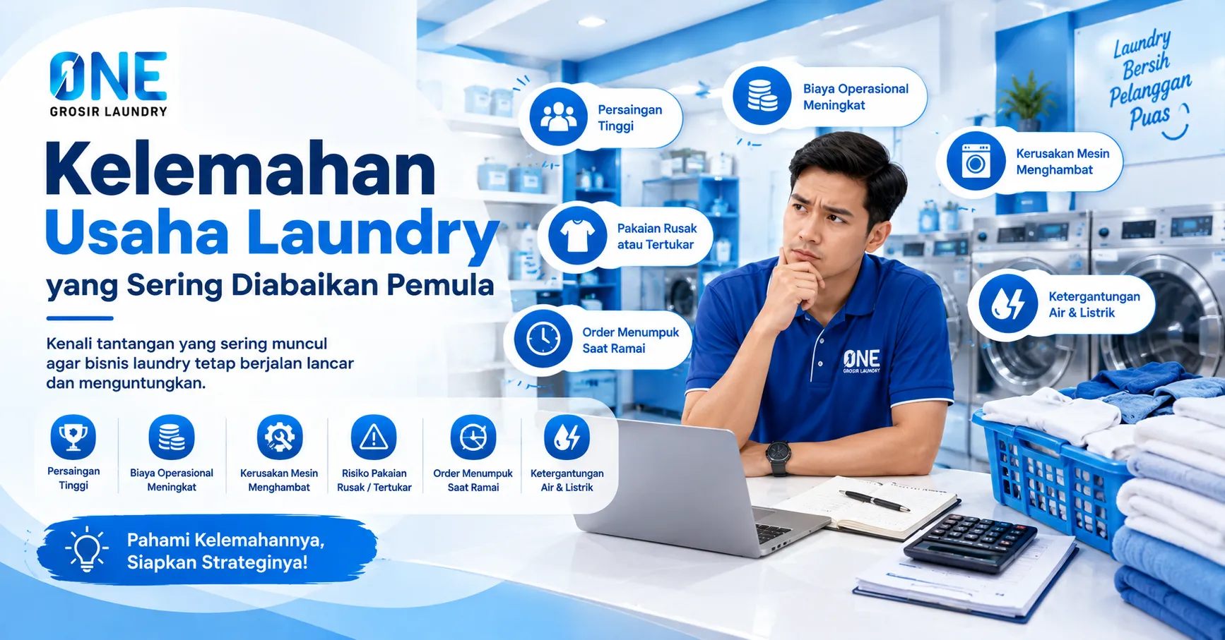 Kelemahan Usaha Laundry yang Sering Diabaikan Pemula